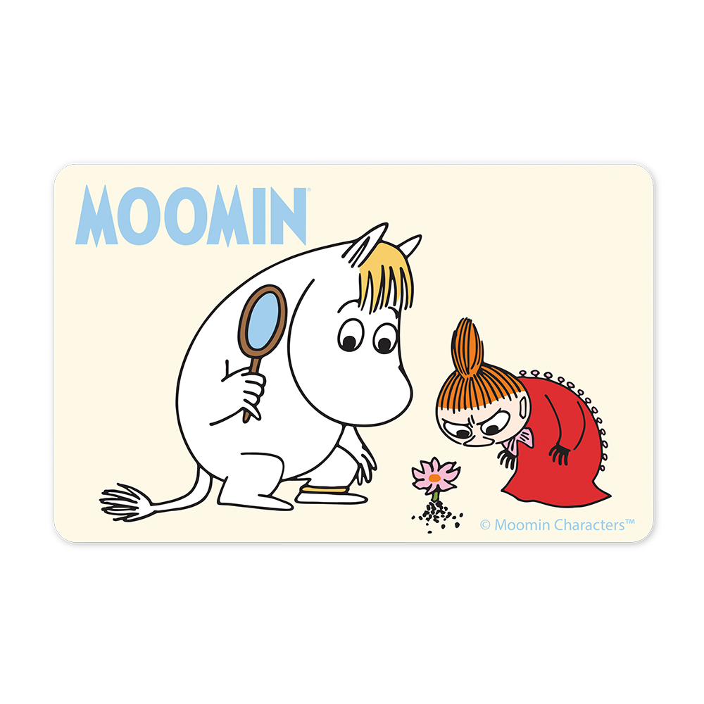 MOOMIN《觀察花朵》一卡通
