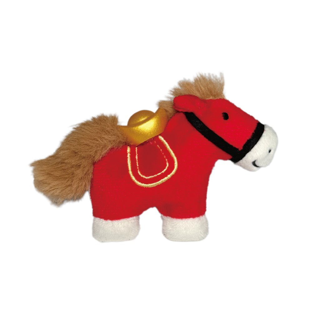 新春《馬上有錢》絨毛一卡通