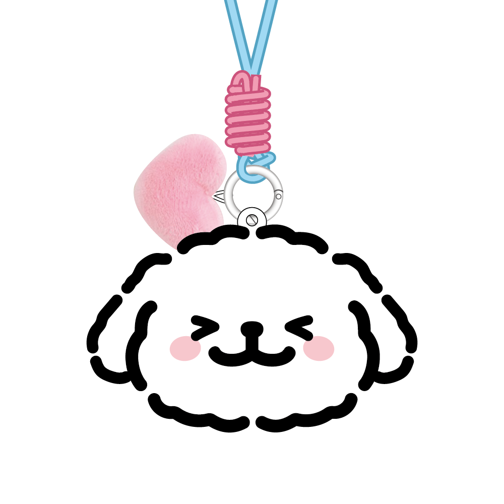 線條小狗《MALTESE》大頭造型一卡通