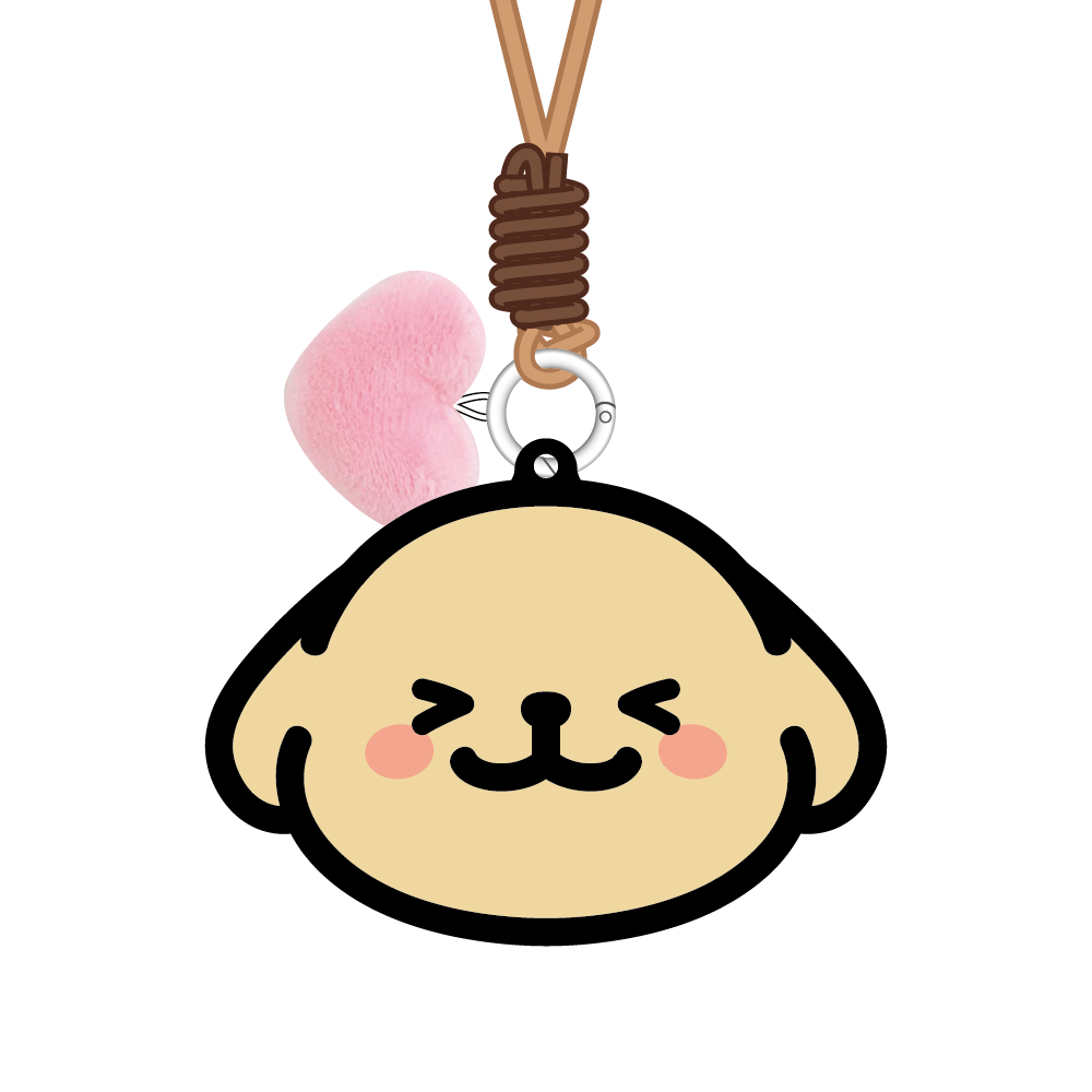 線條小狗《黃金獵犬》大頭造型一卡通