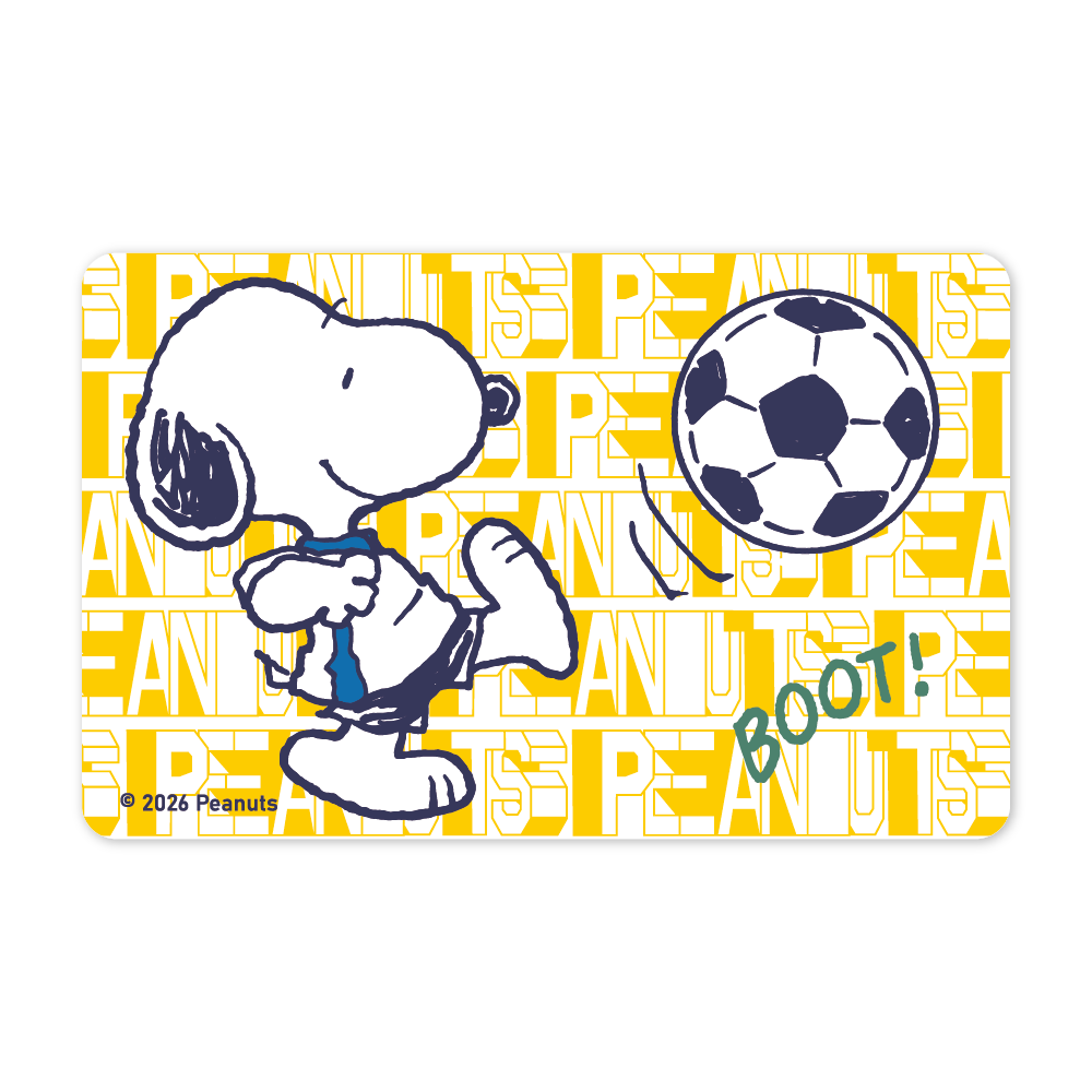 SNOOPY《射門》一卡通