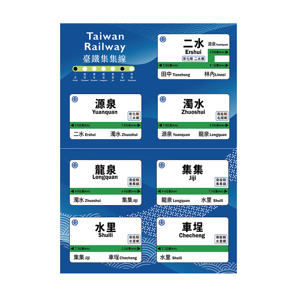 臺鐵《集集線復駛紀念》一卡通套組