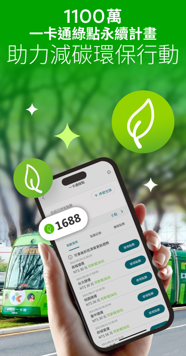1100 萬一卡通綠點永續計畫 助力減碳環保行動