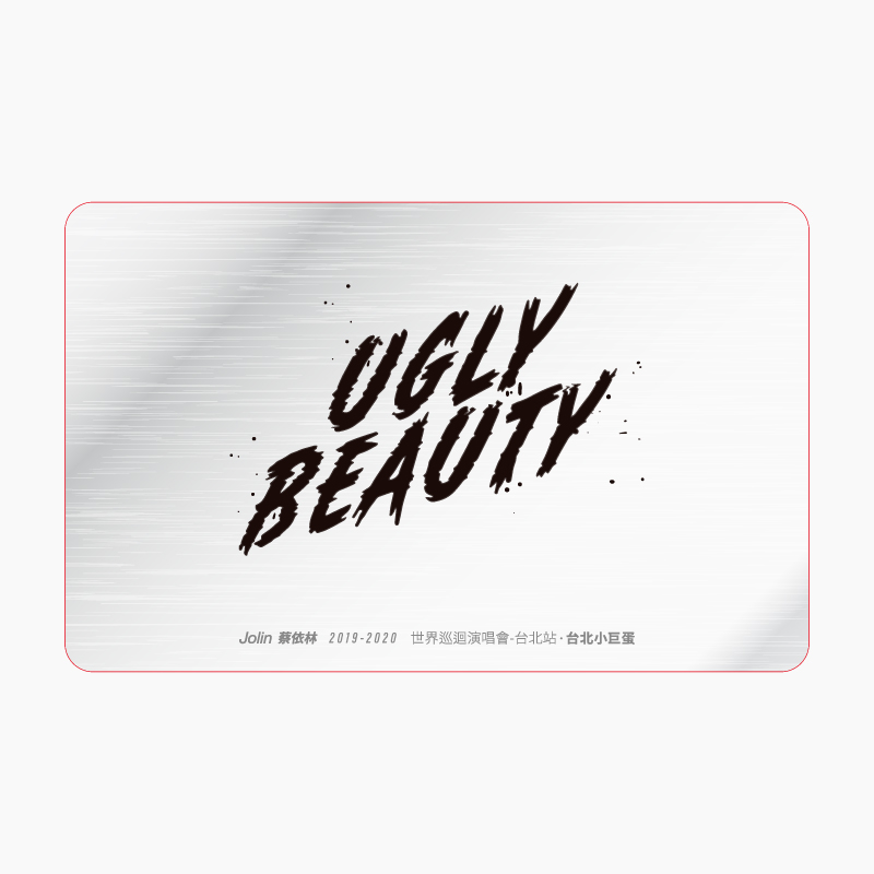 Jolin 2019-2020 Ugly Beauty (Red) 一卡通