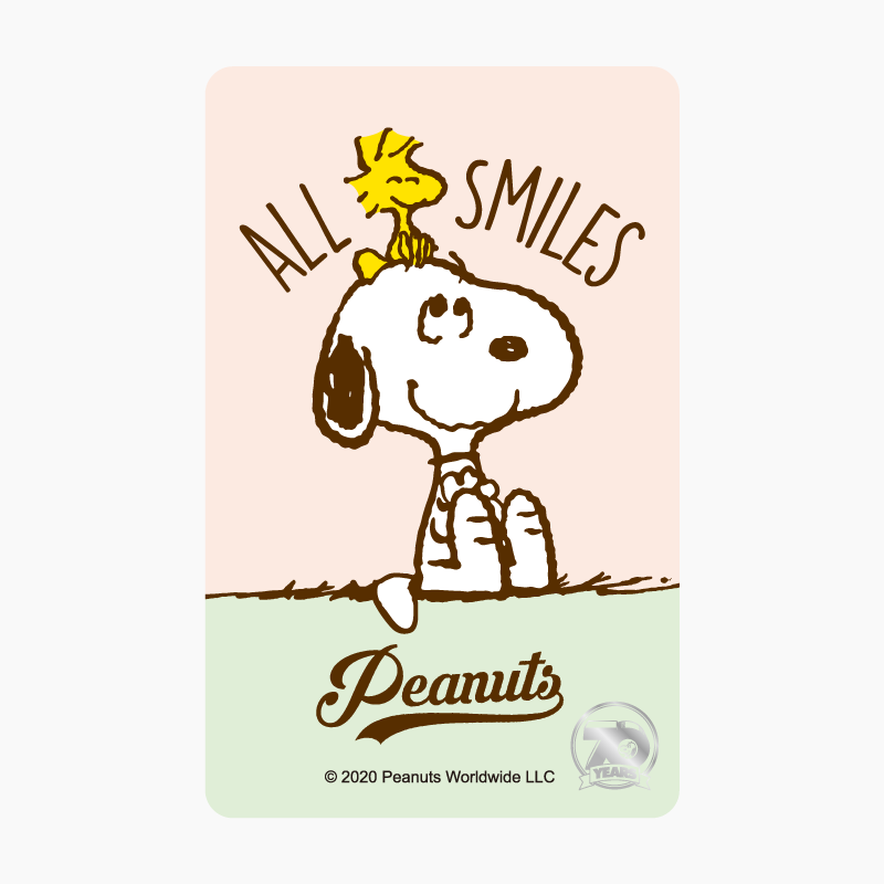 SNOOPY《70th All Smiles》一卡通
