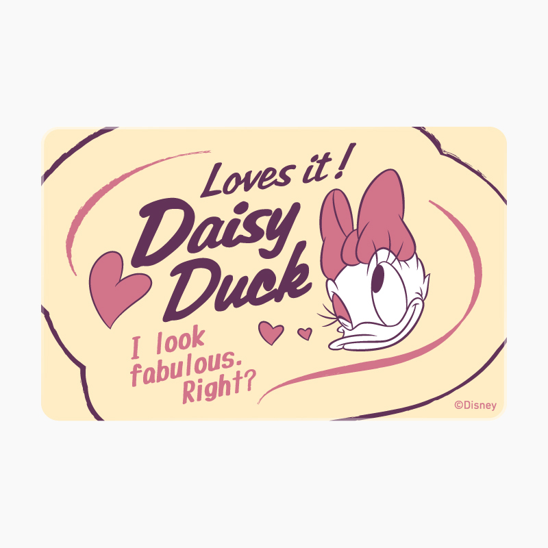 Daisy Duck《Loves it》一卡通