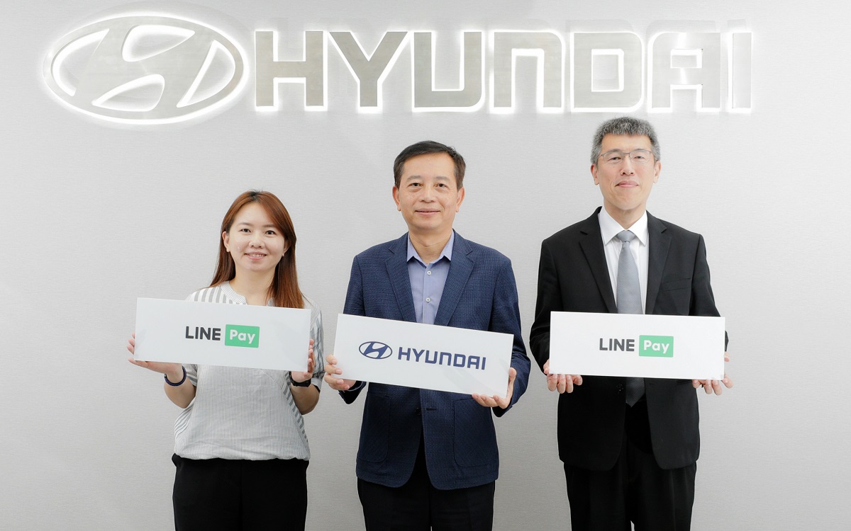 汽車業也開始LINE Pay  HYUNDAI領先導入創新服務